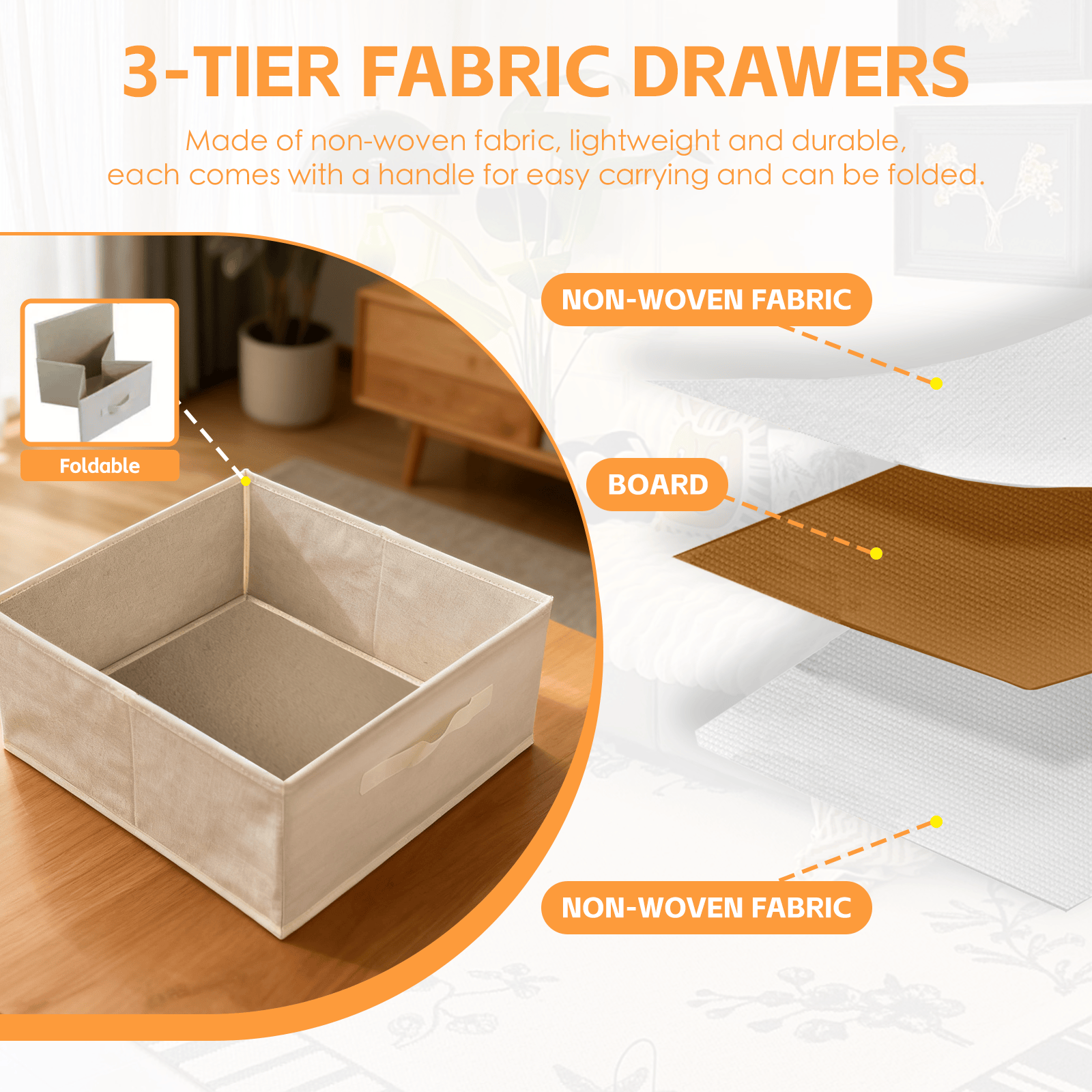 Clevinger 3 Drawer Bammboo Storage Chest