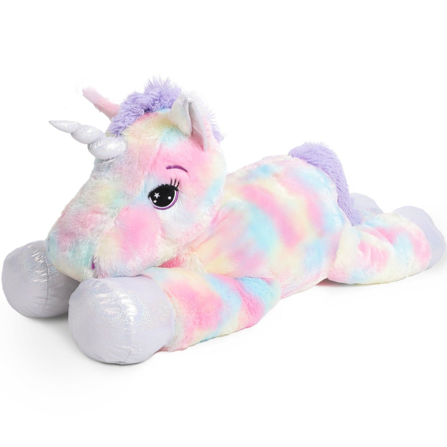 Fandcy Toys & Games 105cm Jumbo Lying Unicorn Soft Plush Toy