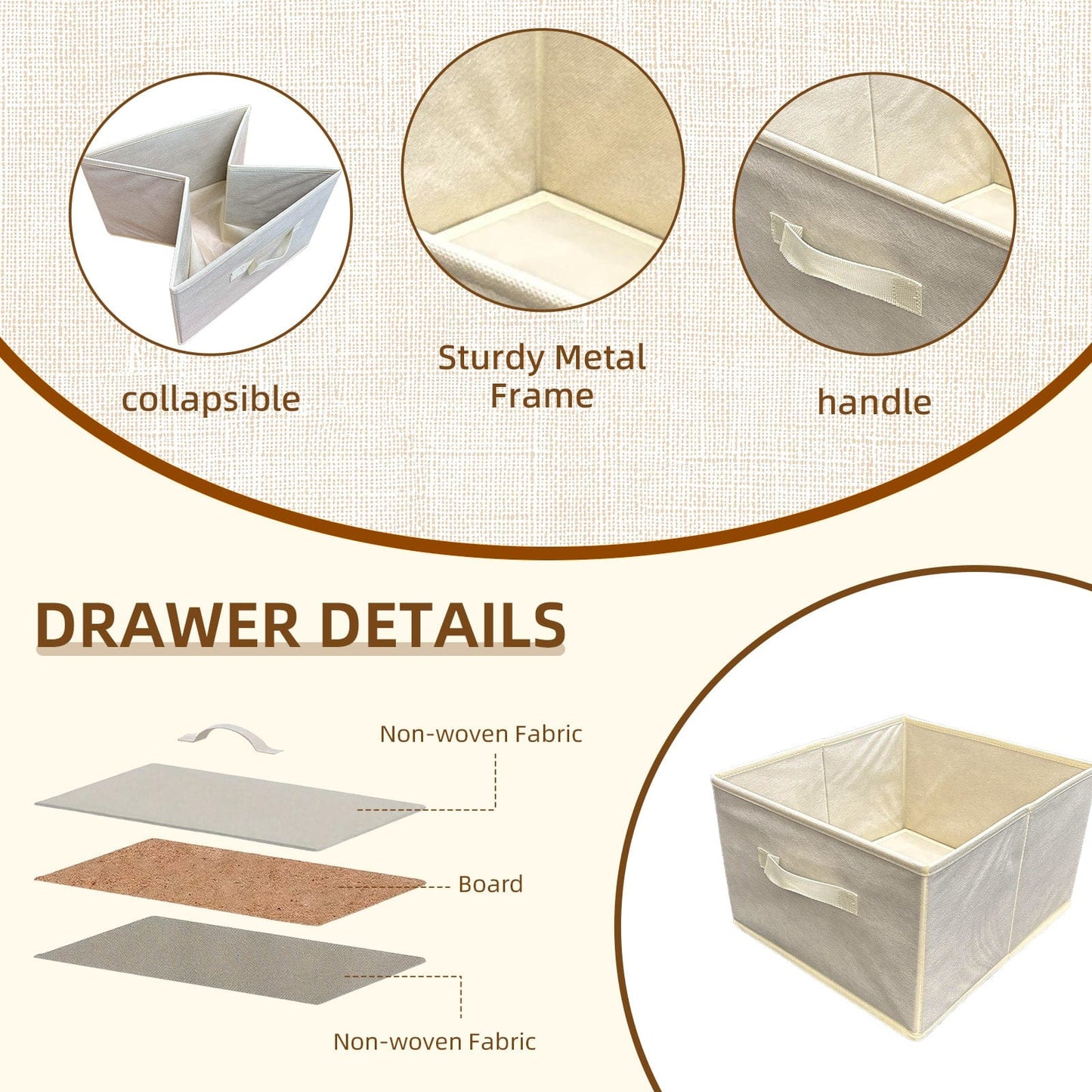 Clevinger 6 Drawer Bamboo Storage Chest