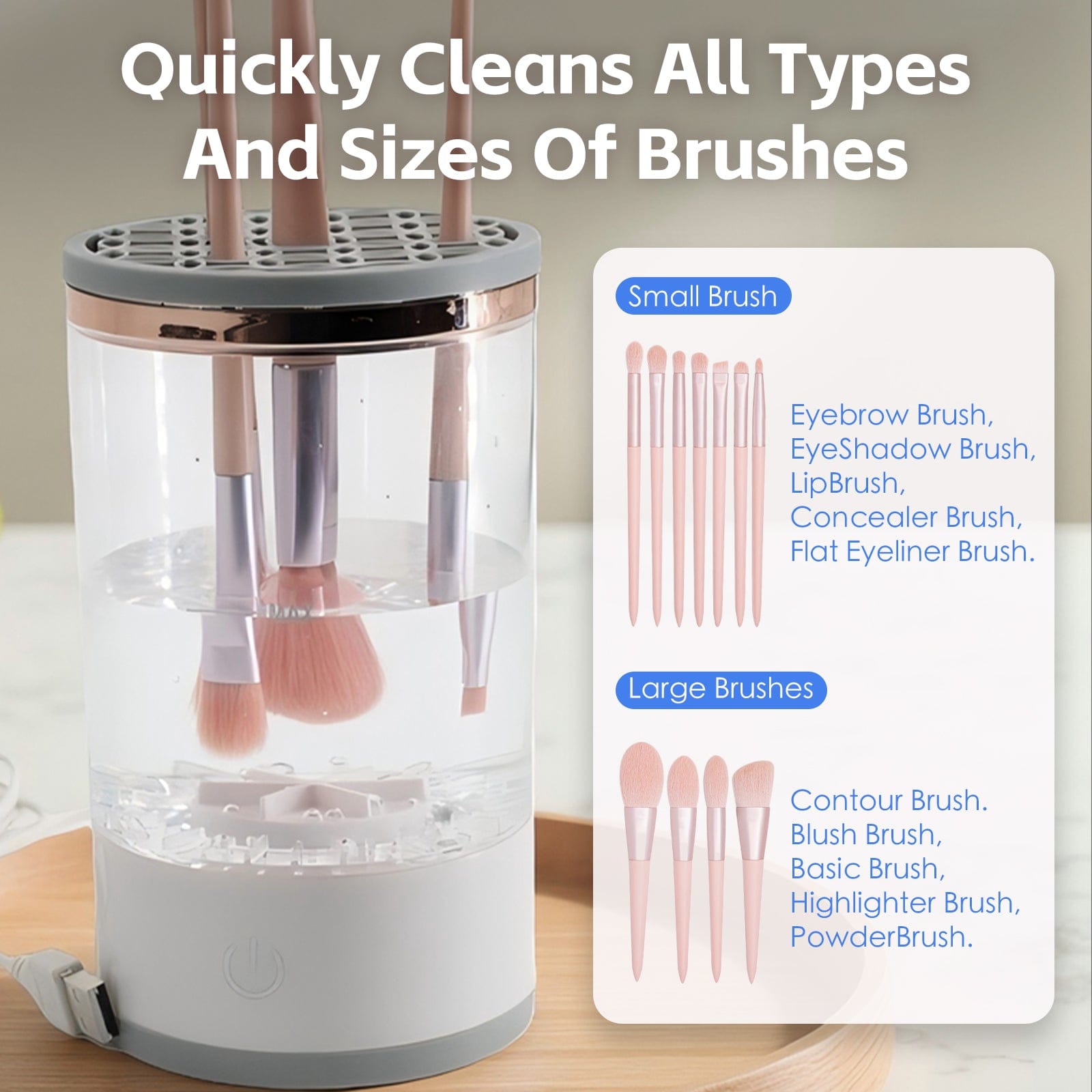 Remology Health & Beauty Makeup Brush Cleaning And Drying All-in-one Machine