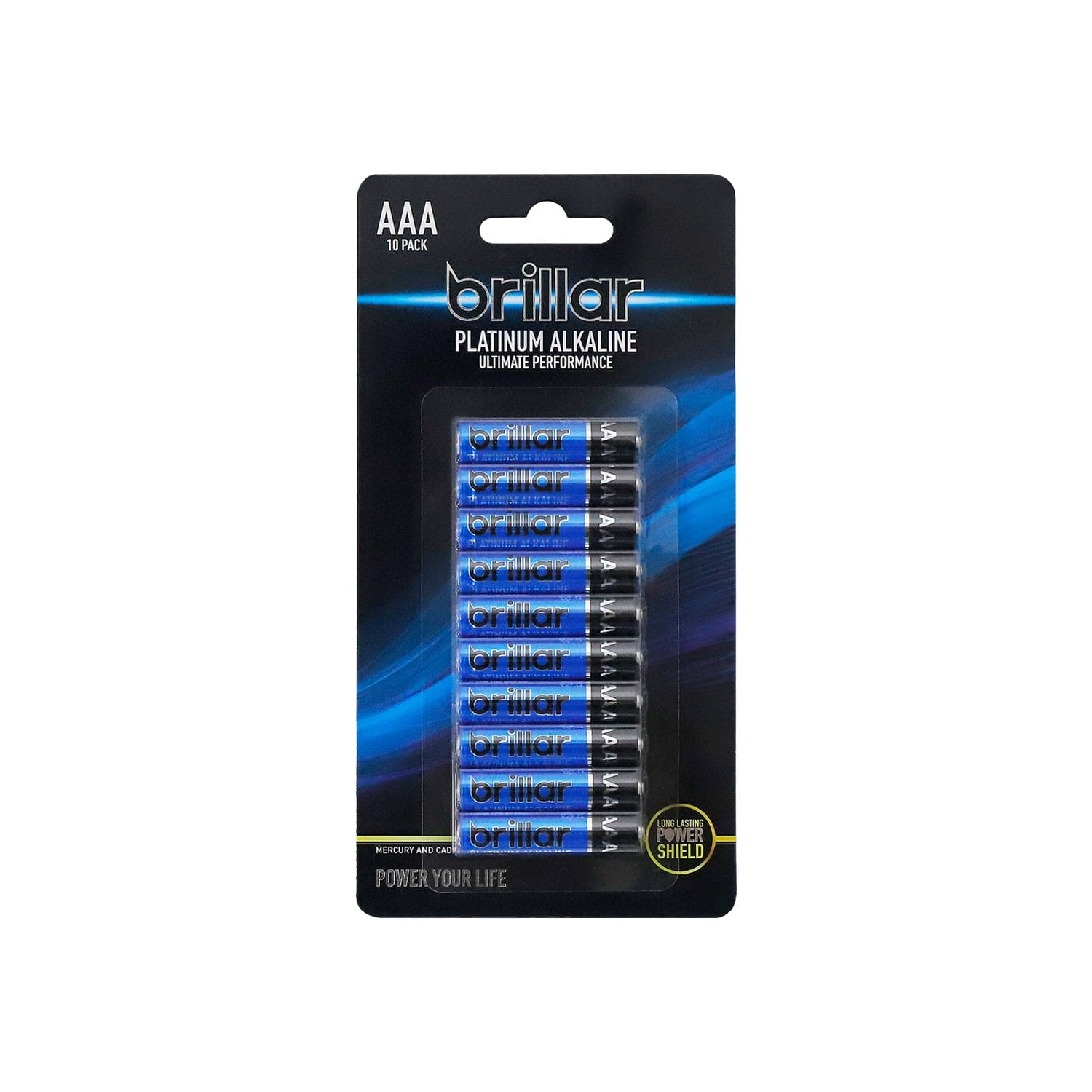 Brillar General Purpose Batteries 2x Brillar AAA Platinum Alkaline Batteries 10pk