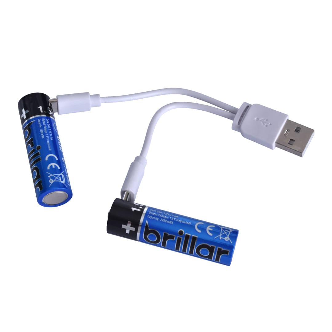 Living Today 2 PCS AA USB Rechargeable LI-ION Battery