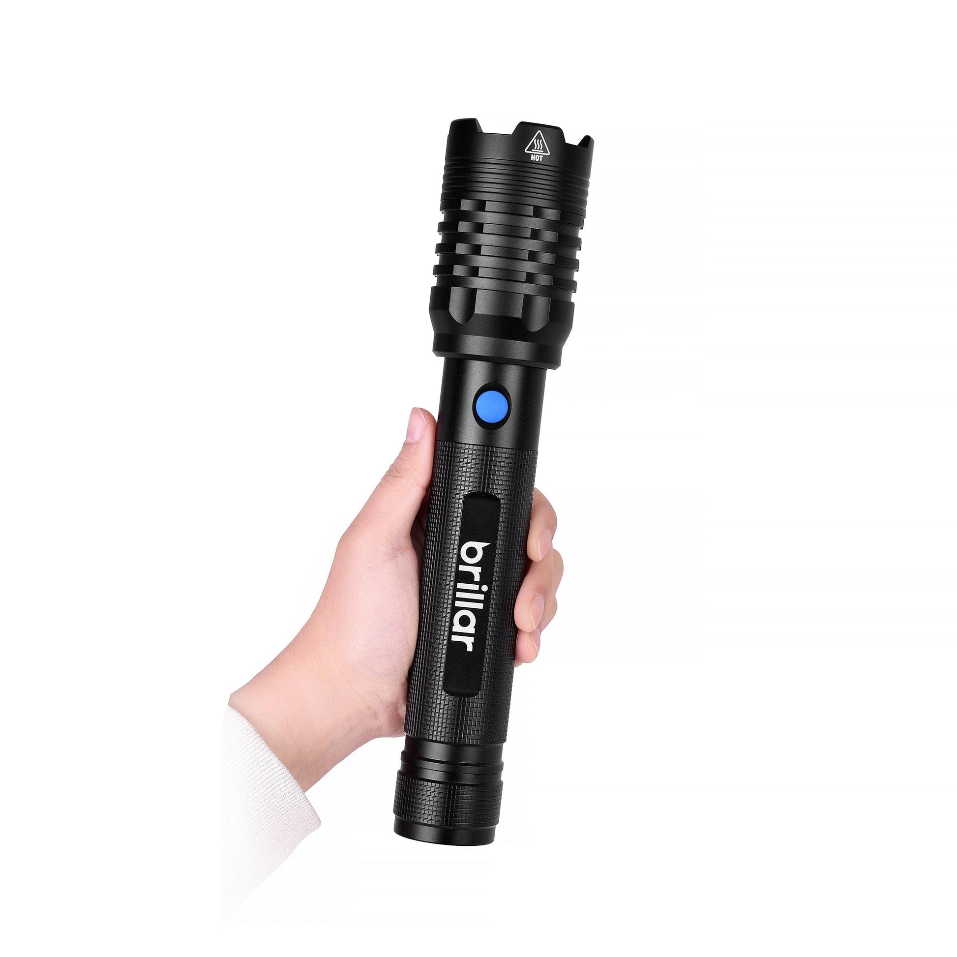4000 lumen rechargable flashlight Shop Brillar Commander Rechargeable Torch