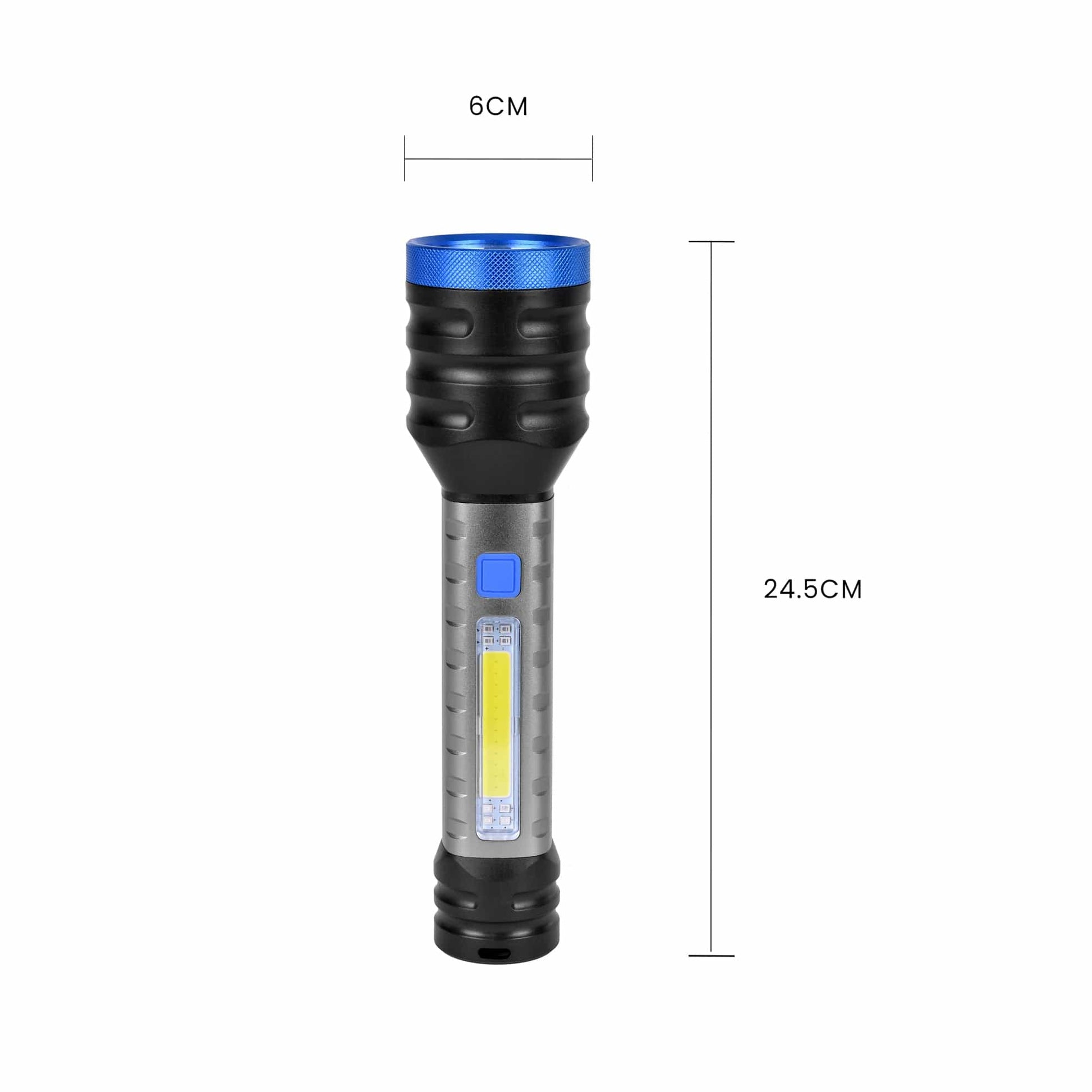 Brillar spotlight torch Brillar 200 Lumen USB Rechargeable Multifunction Flashlight