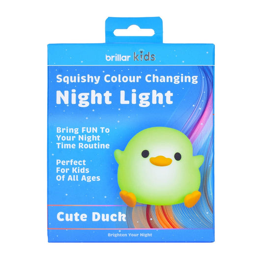 Brillar Squishy Cute Duck Night Light