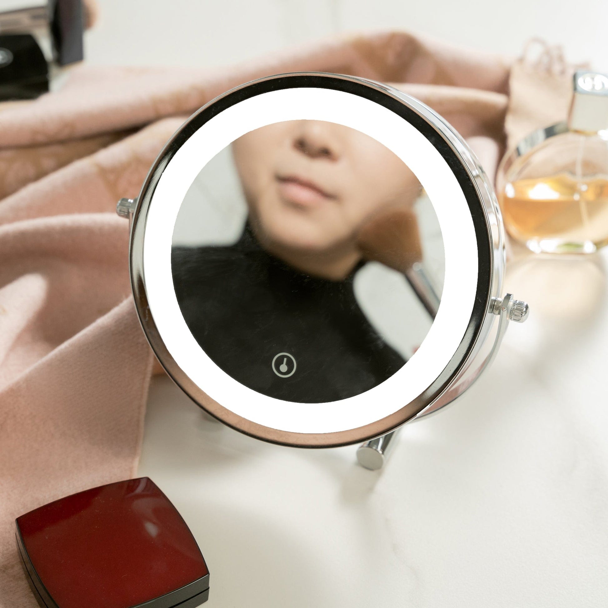 Clevinger Mirrors Clevinger San Marino 3x Magnifiying LED Illuminated Makeup Mirror
