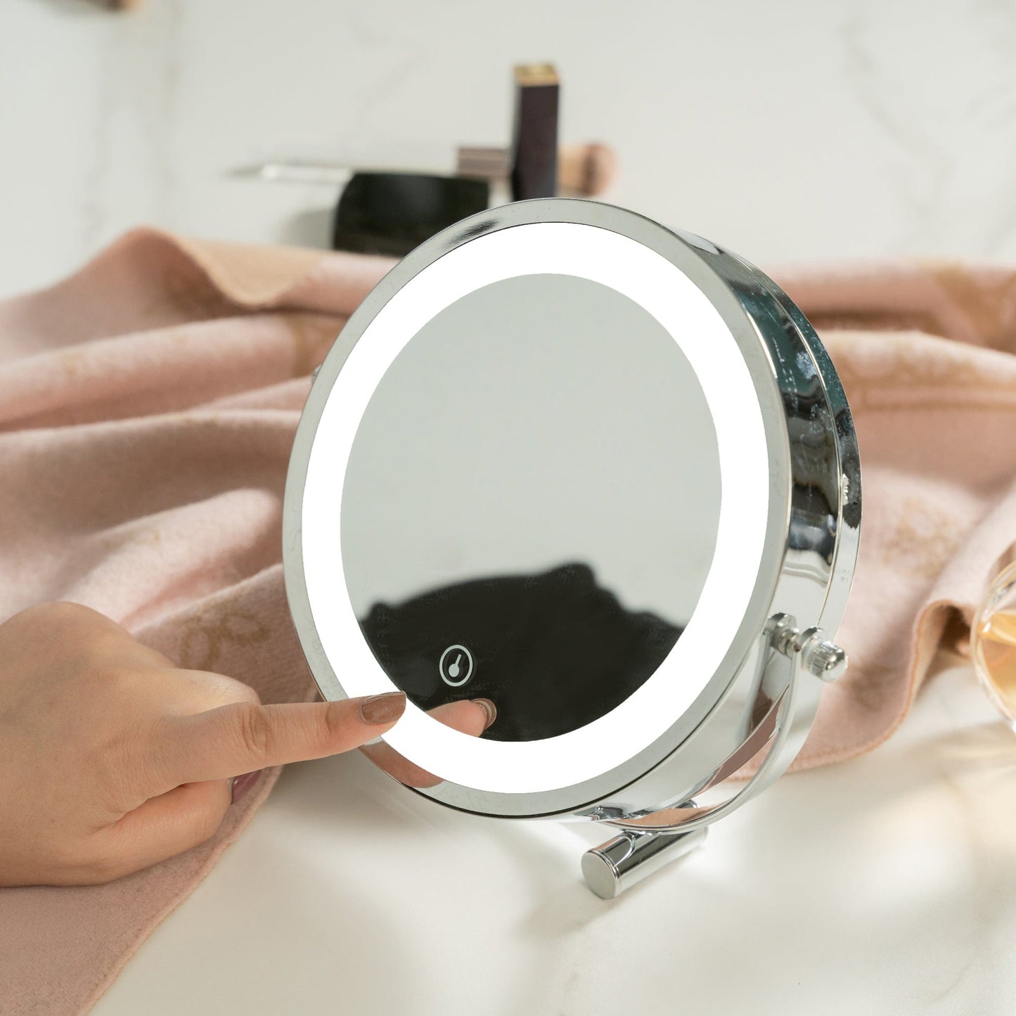 Clevinger Mirrors Clevinger San Marino 3x Magnifiying LED Illuminated Makeup Mirror