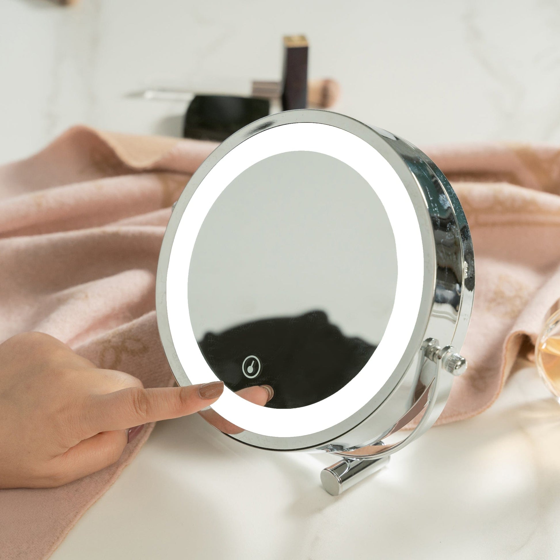 Clevinger Mirrors Clevinger San Marino 3x Magnifiying LED Illuminated Makeup Mirror