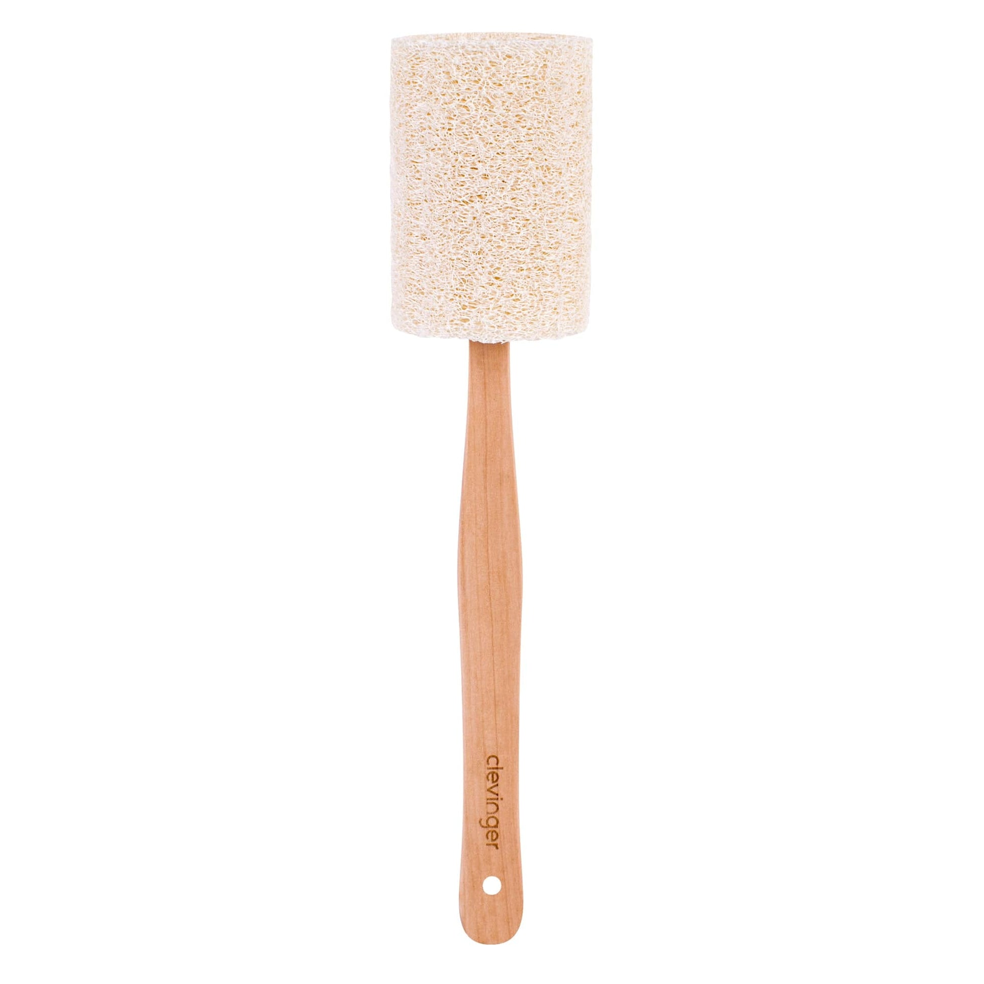 Clevinger Loofah Clevinger Eco Loofah Back Scrubber with Wood Handle