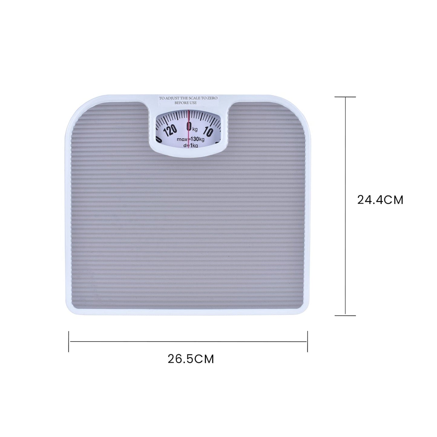 Clevinger weight scale Clevinger Analogue Bathroom Scale Max Capacity 130KG