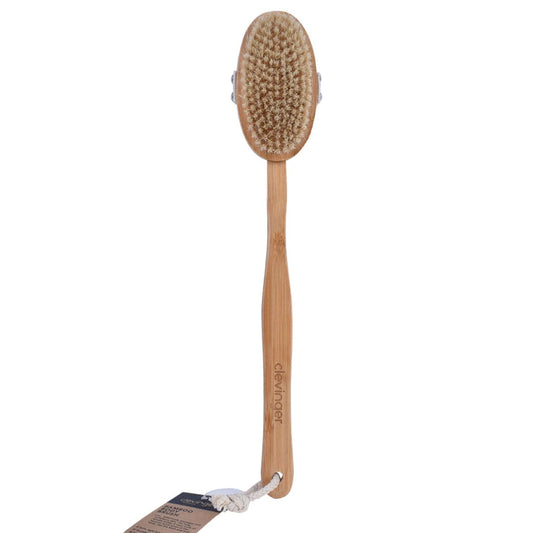 Living Today Bath brush Bamboo Bath Shower Long Handle Body Brush