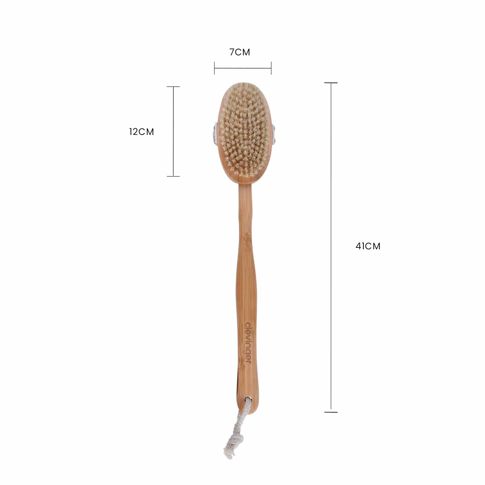 Living Today Bath brush Bamboo Bath Shower Long Handle Body Brush