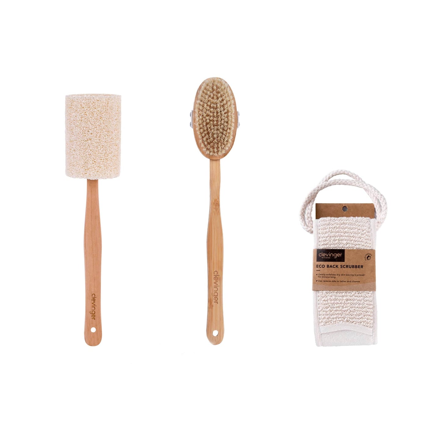 Living Today Bath brush Bath Shower Body Brush Scrubber Brush Set