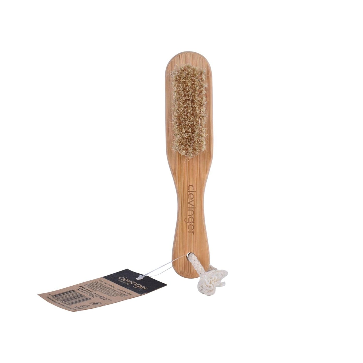 Living Today Bath brush Bamboo Foot Brush with Pumice Stone