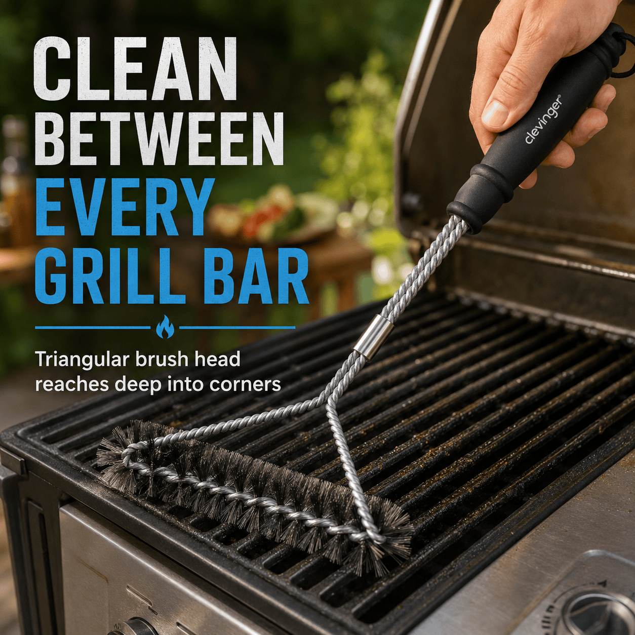 Living Today 40cm Heavy-Duty Grill Brush