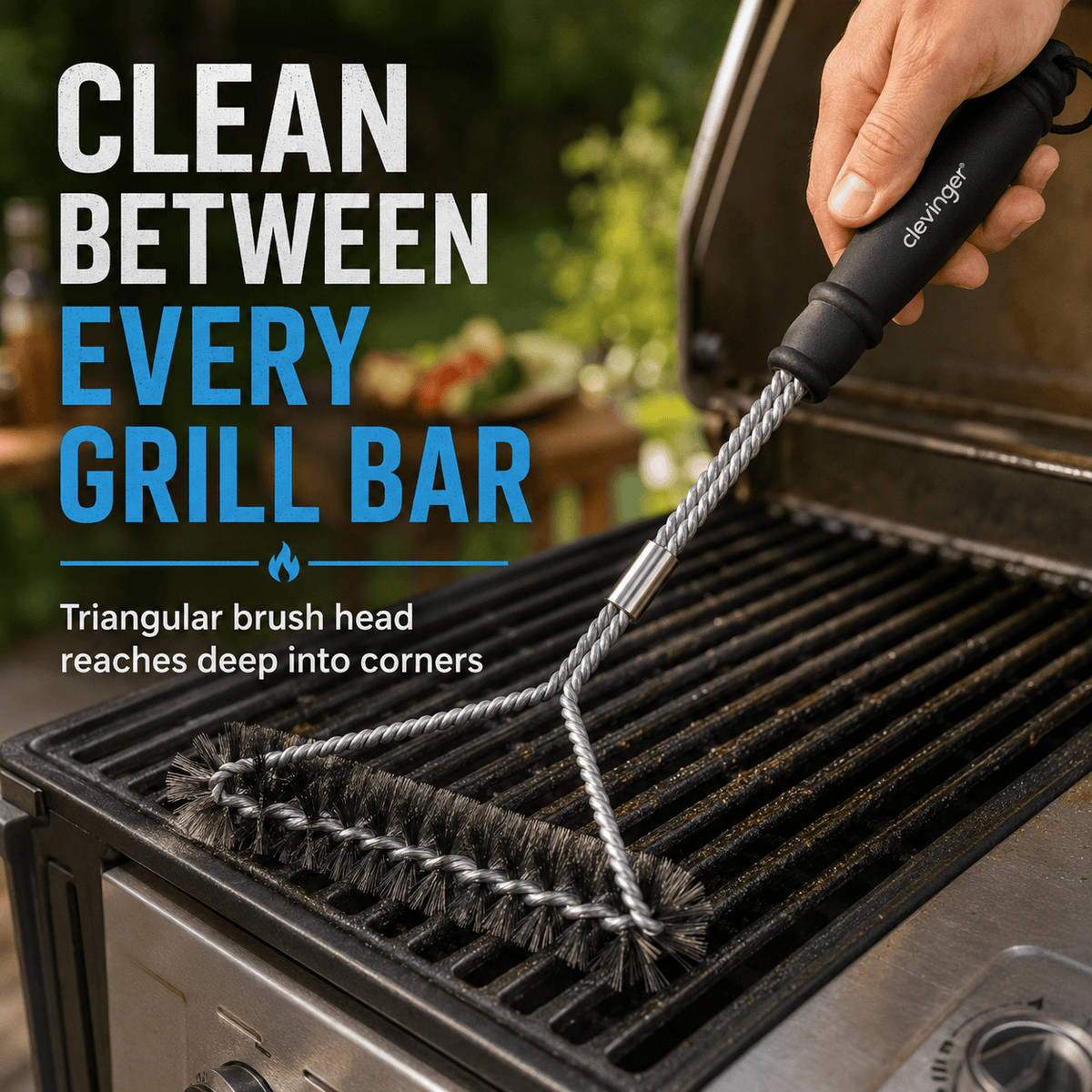 Living Today 40cm Heavy-Duty Grill Brush