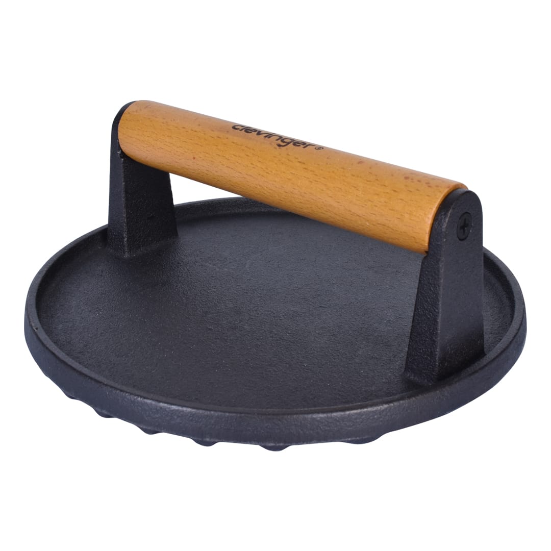 Living Today Cast Iron Burger Press