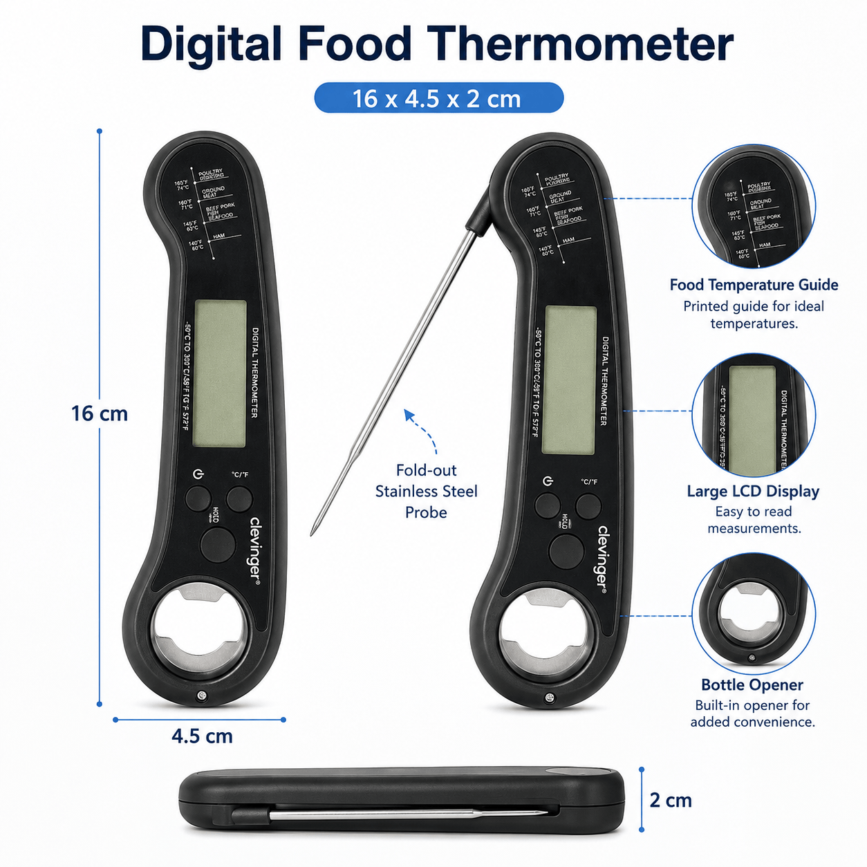 Living Today Digital Food Thermometer