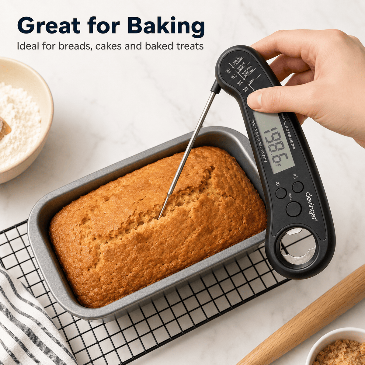 Living Today Digital Food Thermometer