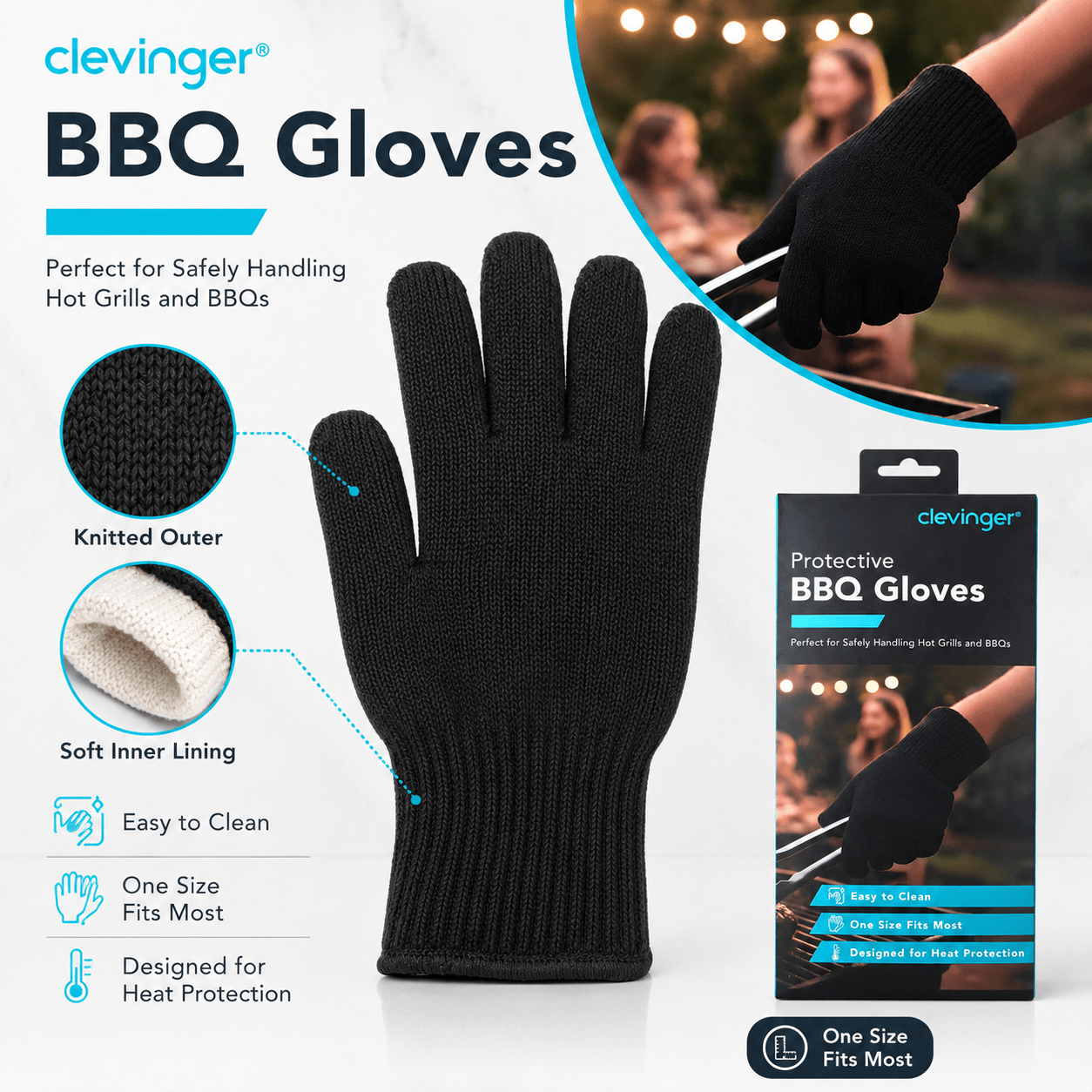 Living Today Protective BBQ Gloves