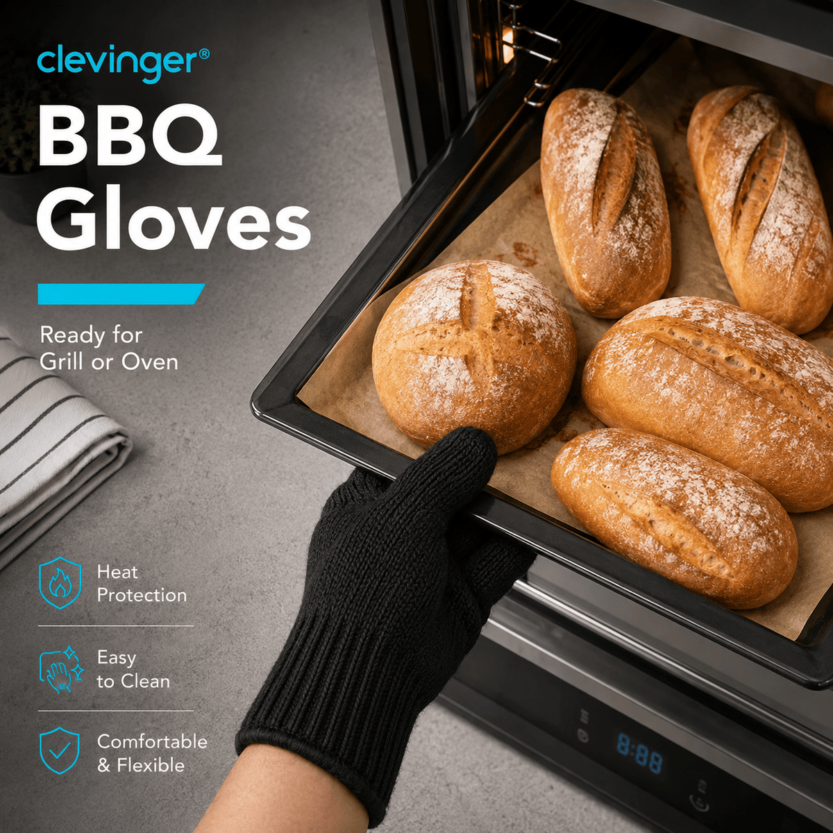 Living Today Protective BBQ Gloves