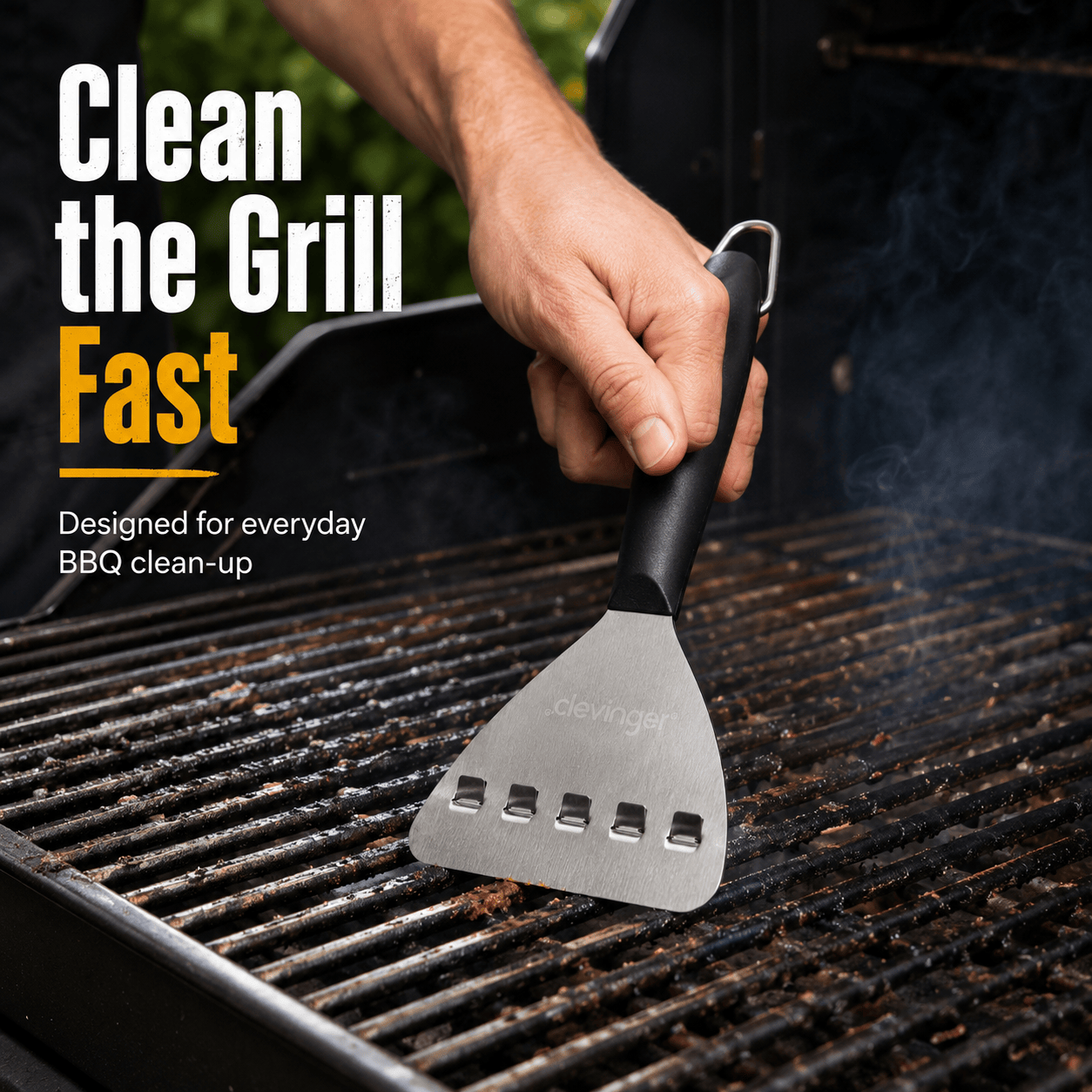 Living Today BBQ Cleaning Grill Scraper
