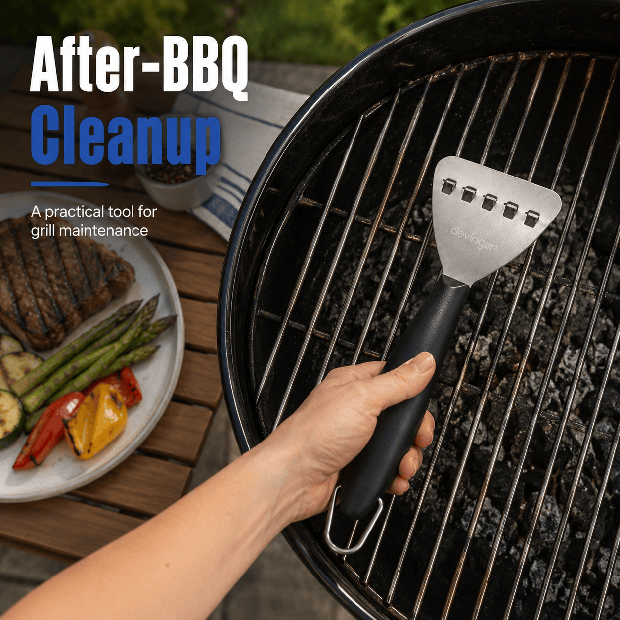 Living Today BBQ Cleaning Grill Scraper