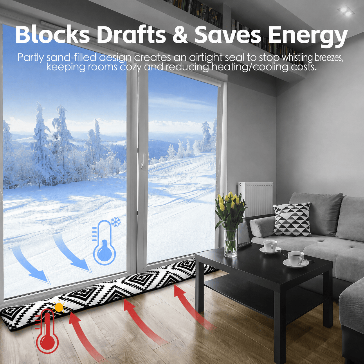 Living Today Draught stopper Door Window Draught Stopper