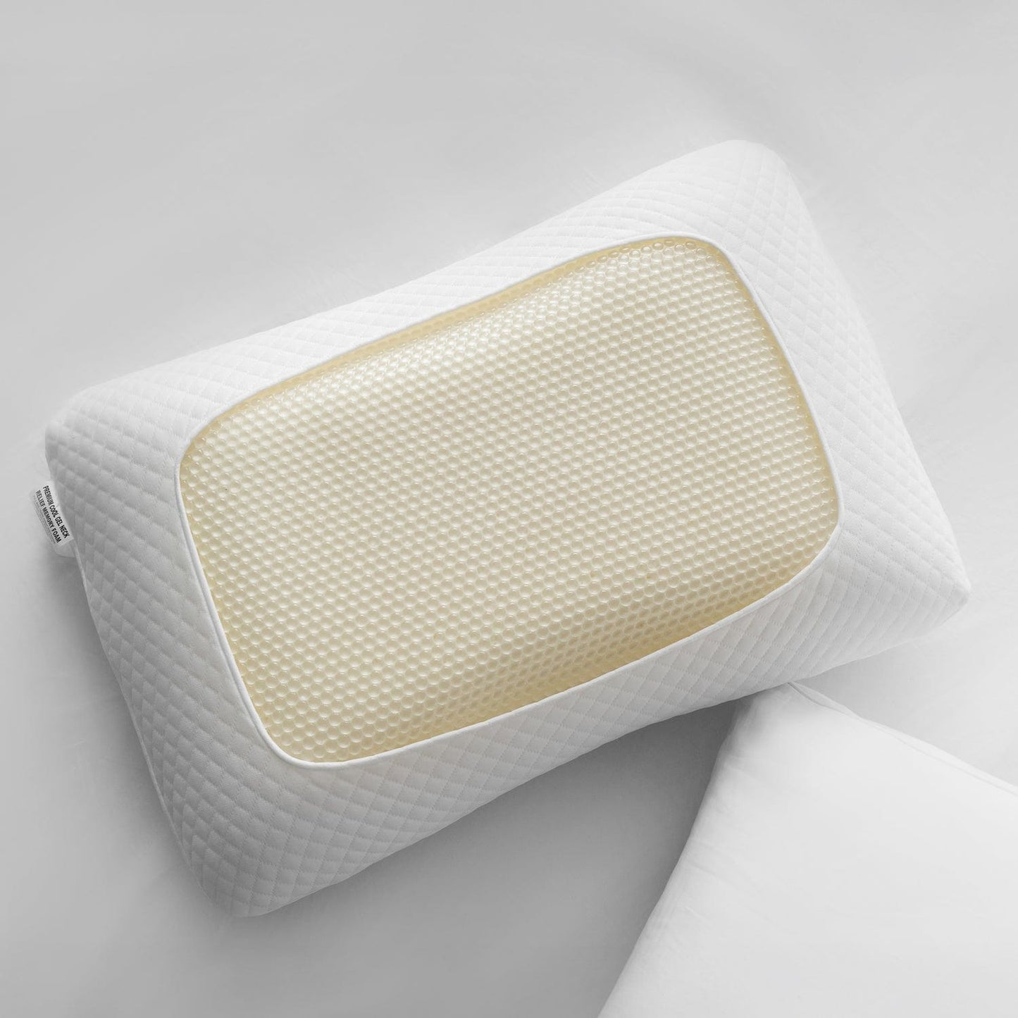 Living Today Premium Cool Gel Neck Relief Memory Foam Pillow