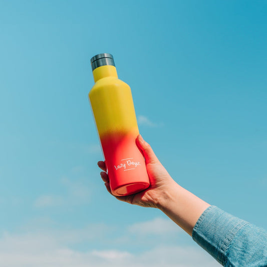 Lazy Dayz Hydration Lazy Dayz Spartan Drink Bottle 480ml - Orange Pink Ombre