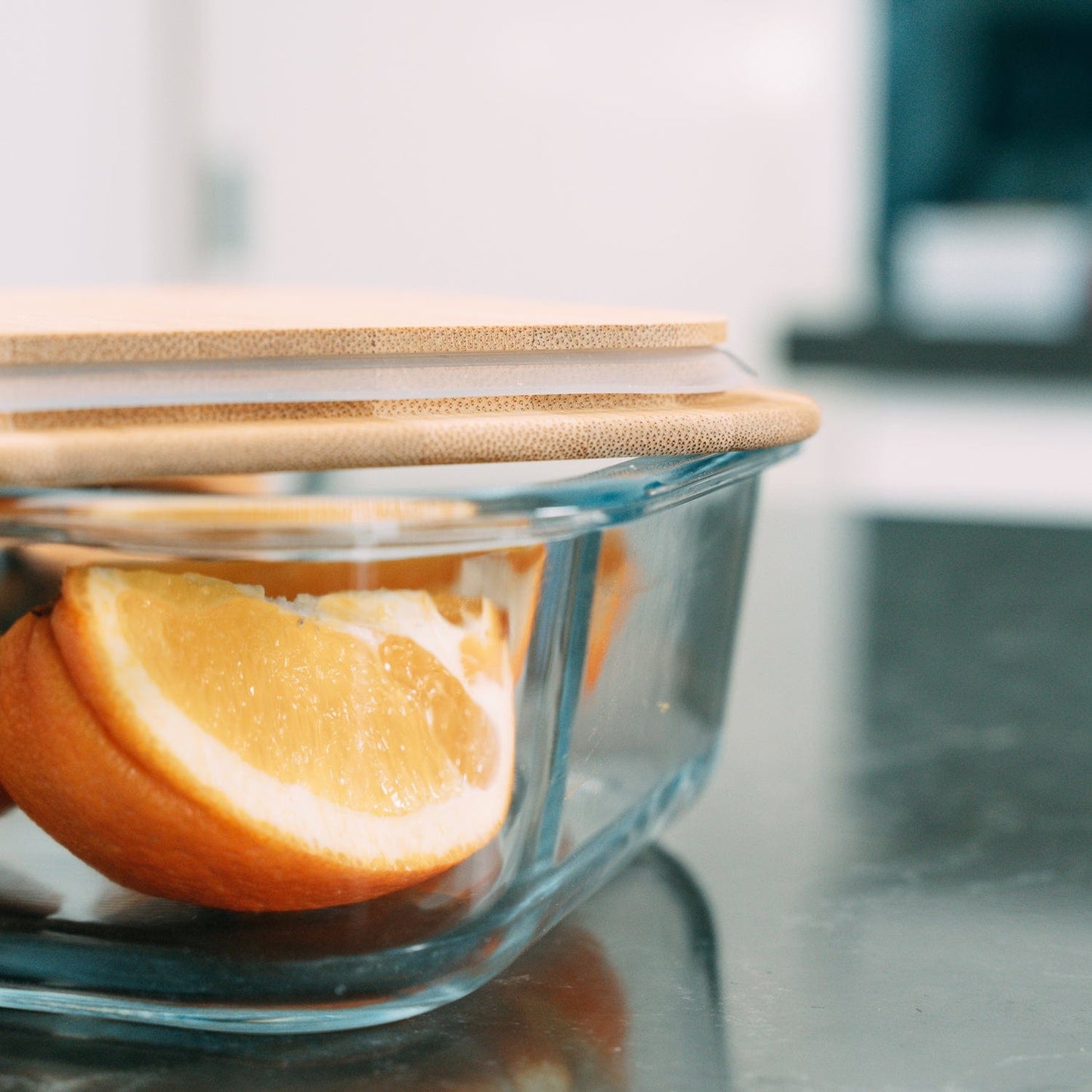 Clevinger Lunch Box 4 Pcs Bamboo Food Container - Medium