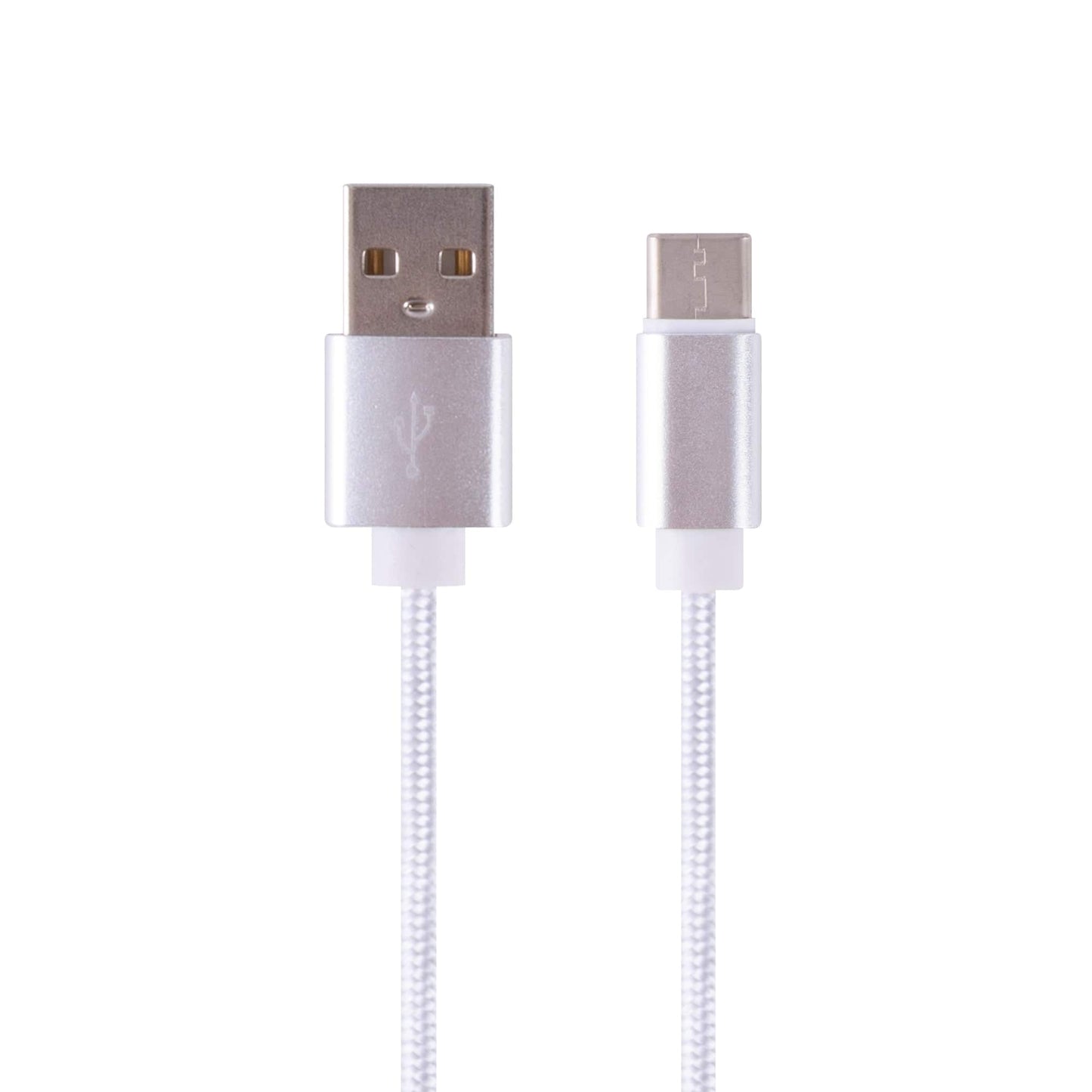 plugd charging cable lightning 1M USB A to USB C Braided Charge & Sync Cable