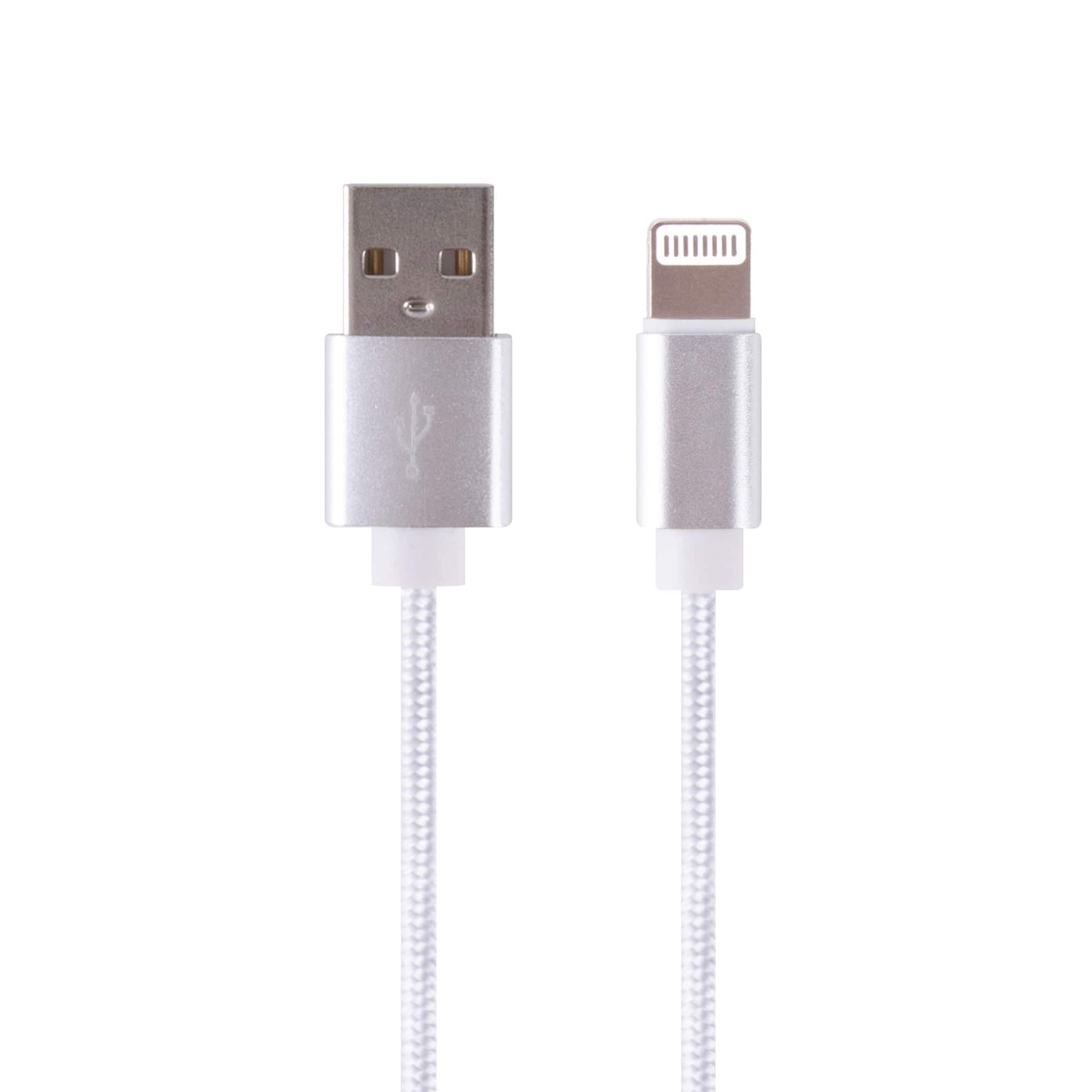 plugd charging cable lightning 2M USB A to Lightning Braided Charge & Sync Cable