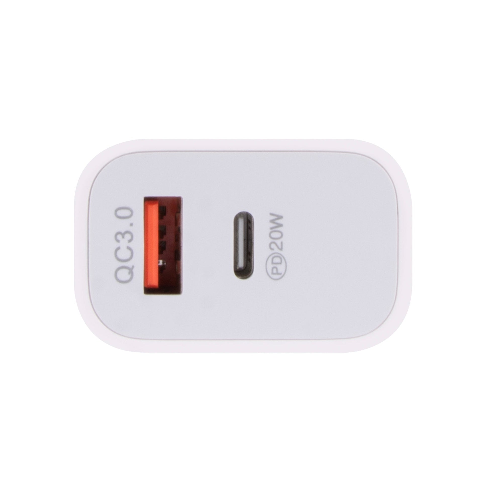 plugd wall charger 20W USB C & USB A Fast Charging Wall Charger + 1M USB C to USB C Cable