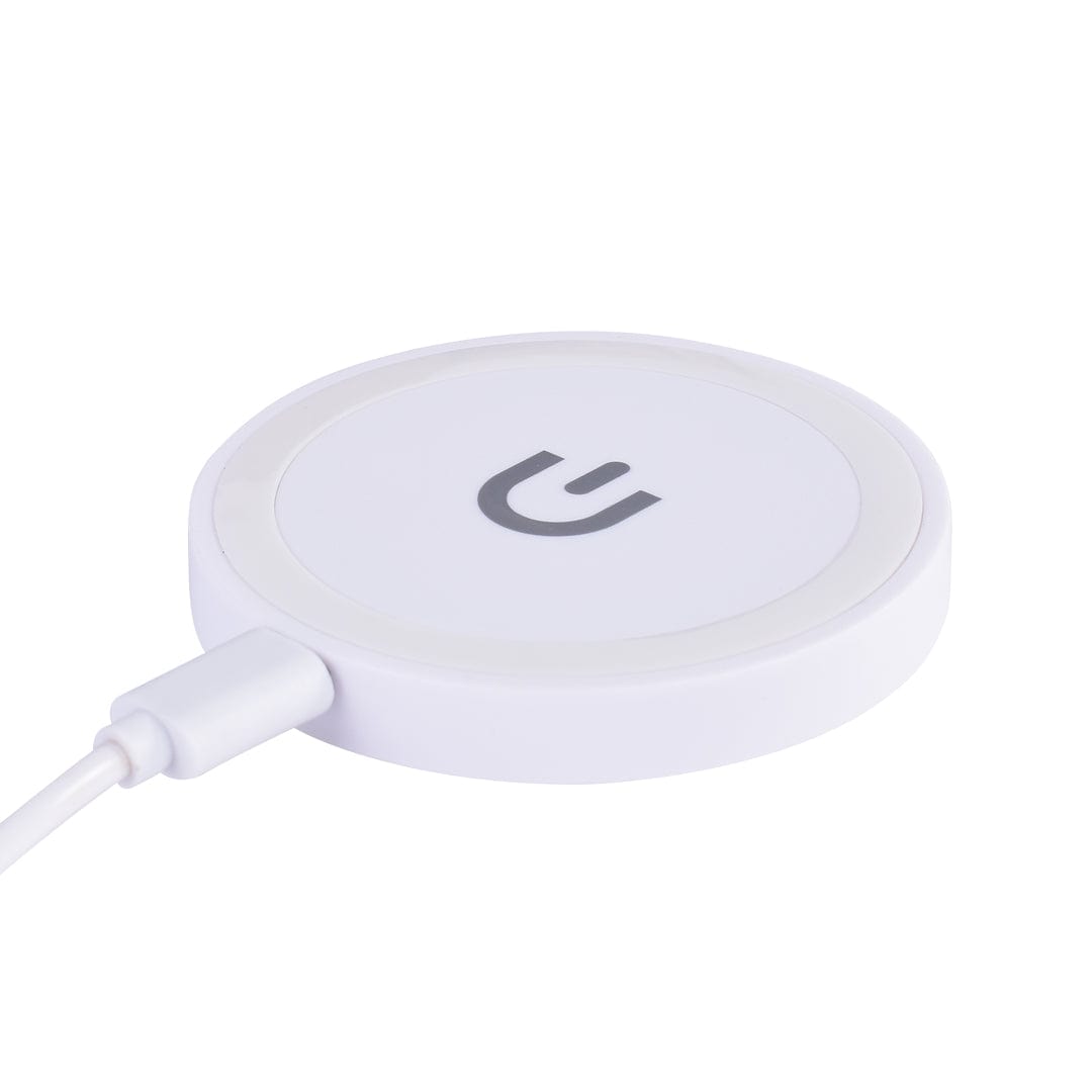 plugd Car USB charger PLUGD 15W USB-C Qi Wireless Charging Pad for iPhone & Android Phones