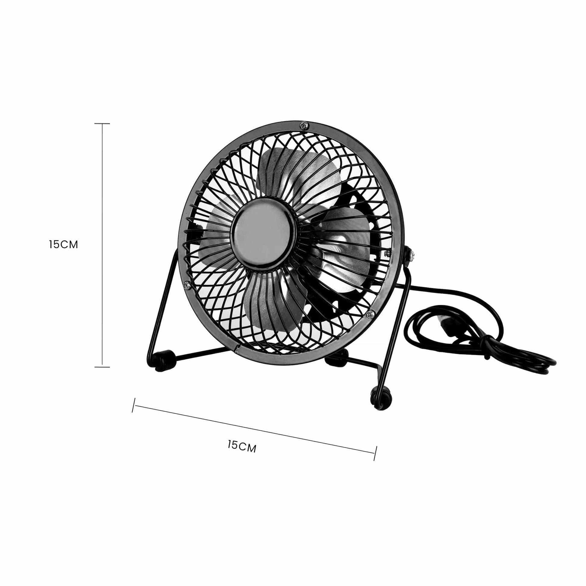 Living Today Fans 360 Degree Tilt Adjustable USB Portable Mini Desk Fan