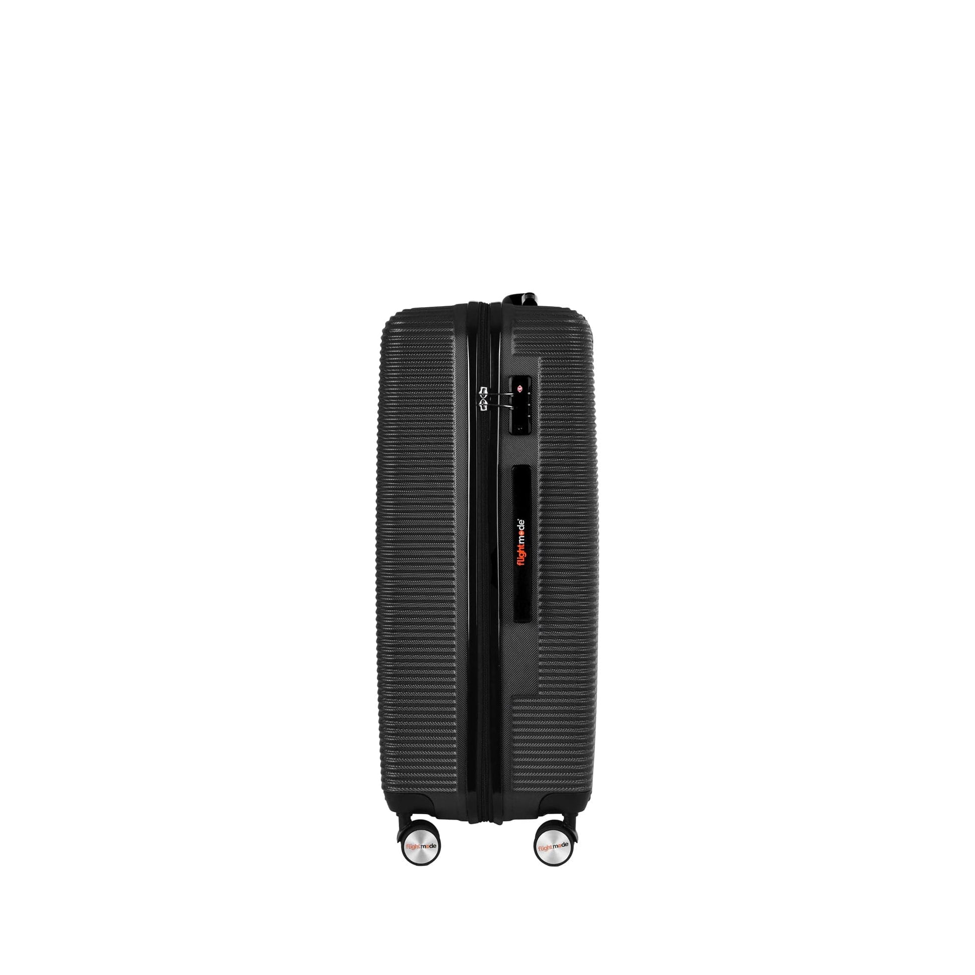 Flightmode 28" Digital Weighing Scale and USB Charging Port Lightweight Luggage Suitcase Black