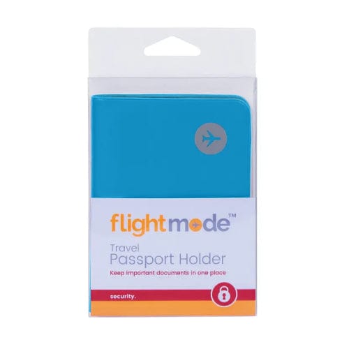 Flight Mode 2Pk PVC Waterproof Wallet Travel Passport Holder Assorted Color