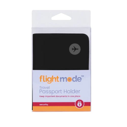 Flight Mode 2Pk PVC Waterproof Wallet Travel Passport Holder Assorted Color