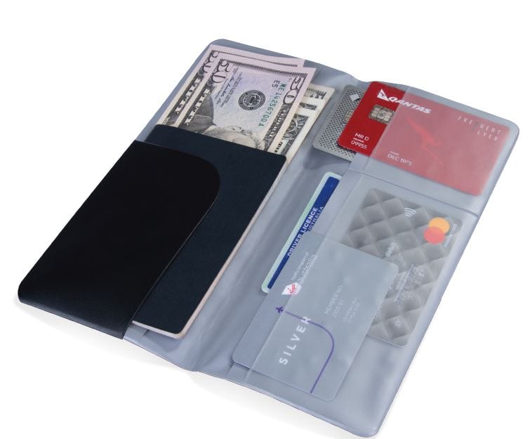 Flight Mode PVC Waterproof Wallet Travel Passport Holder