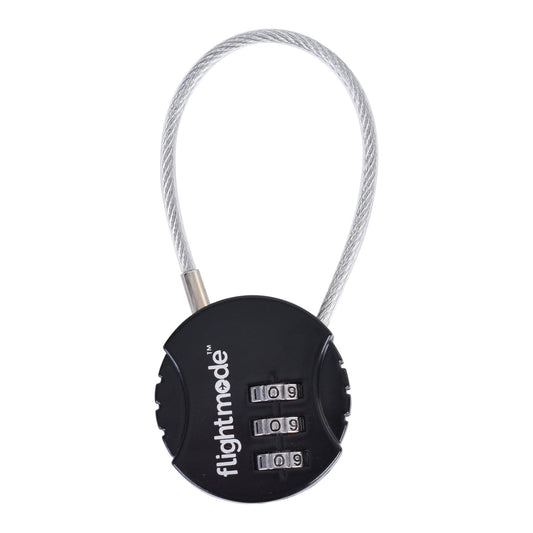 Flightmode Flightmode 3 Dial Steel Cable Padlock