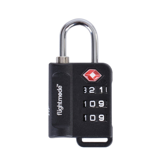 Flightmode TSA Approved Travel 3 Dial Indicator Padlock