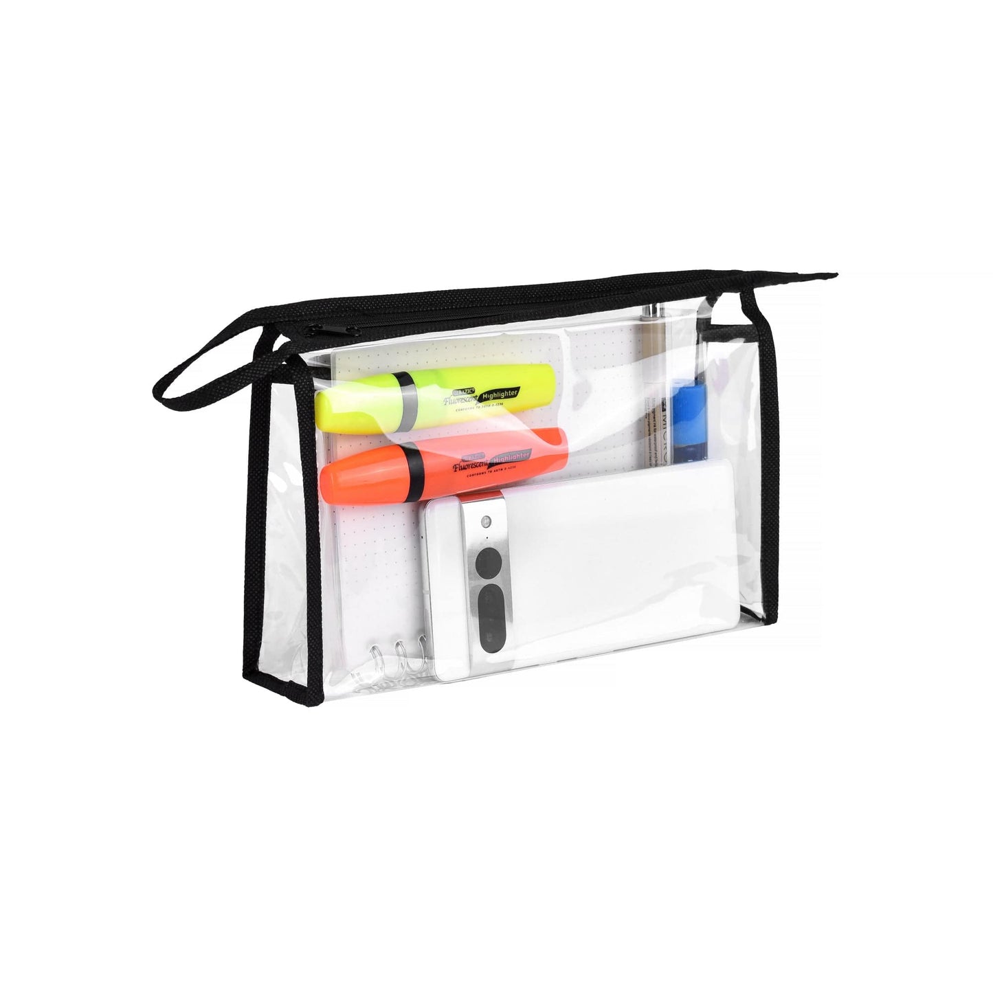 Flightmode Waterproof PVC Clear Zippered Carry Pouch