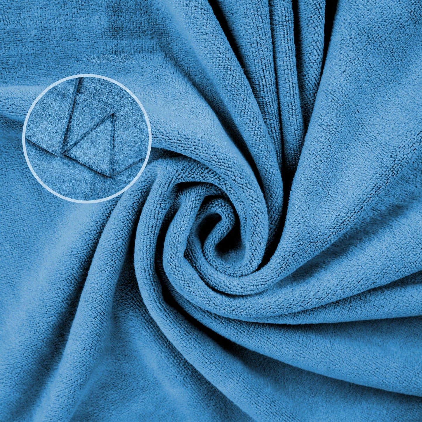 Flightmode travel Microfibre Travel Towel Blue
