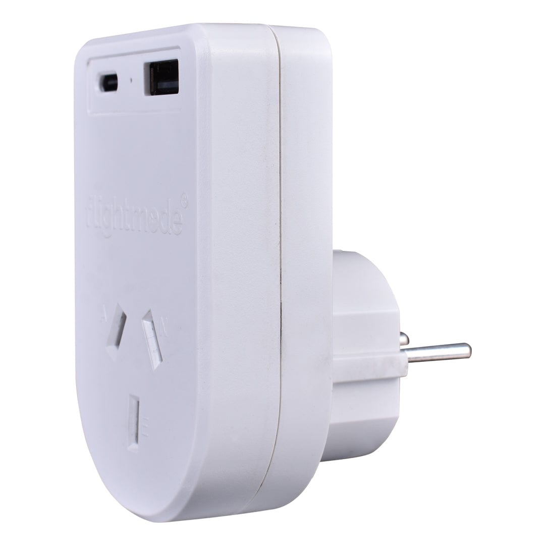 Flightmode travel adptor Flightmode Outbound AU/NZ to USA/CANADA Travel Adaptor with USB Type C & A