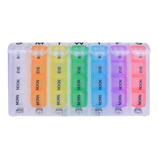 Flightmode health Flightmode 7 Day Travel Pill Box Medicine Organiser with Individual Daily Compartment