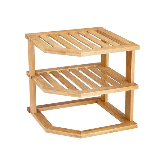 Clevinger Kitchen Organizers 3 Tiers BAMBOO KITCHEN RACK