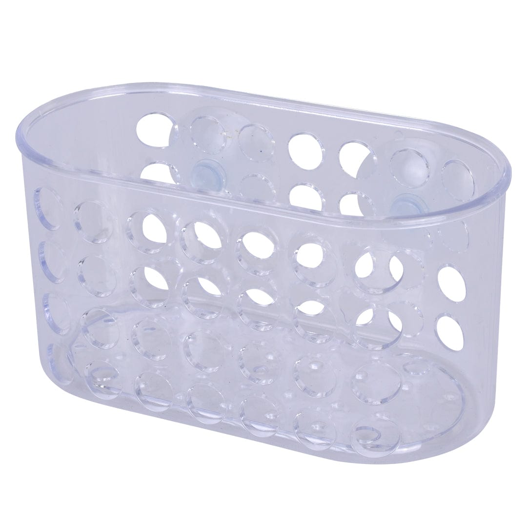 Living Today bathroom accessories Small Shower Basket Soap Holder Kitchen Organizer with Suction Cups