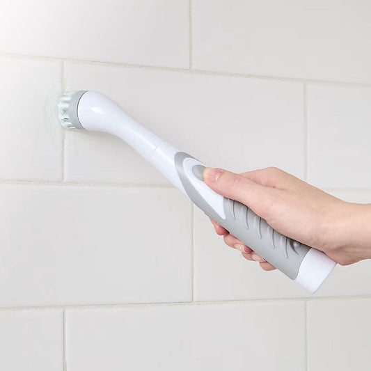 Living Today Battery Operated Scrubber Brush with 4 Interchangeable Heads