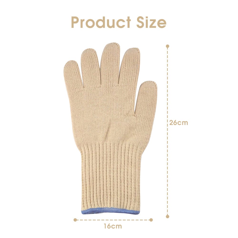 Living Today Kitchen 3 Pair 5 Finger Oven Mitt BBQ Grill Gloves